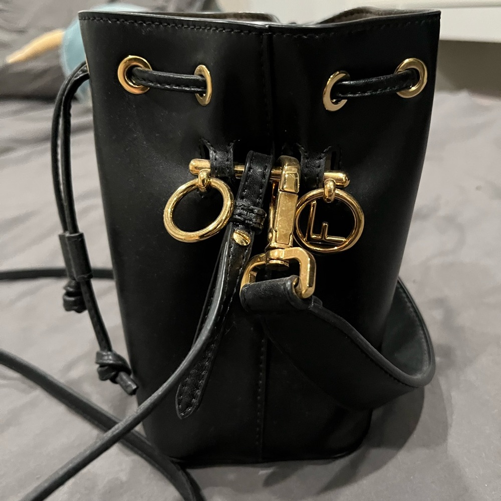FENDI Mon Tresor
Black leather mini-bag
